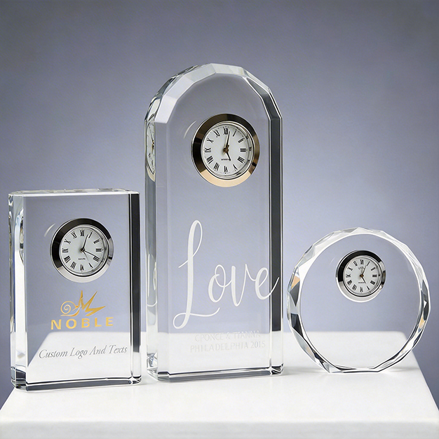 crystal table clock crystal table clock