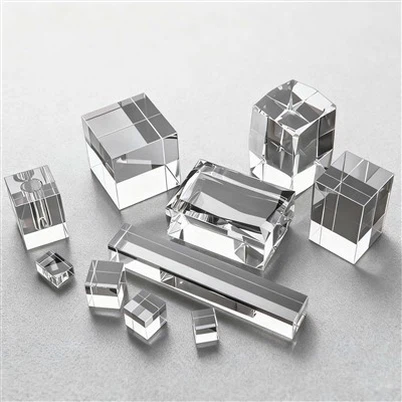 Cube ya cristal ya pamba ya qualité ya likolo pona gravure ya laser .